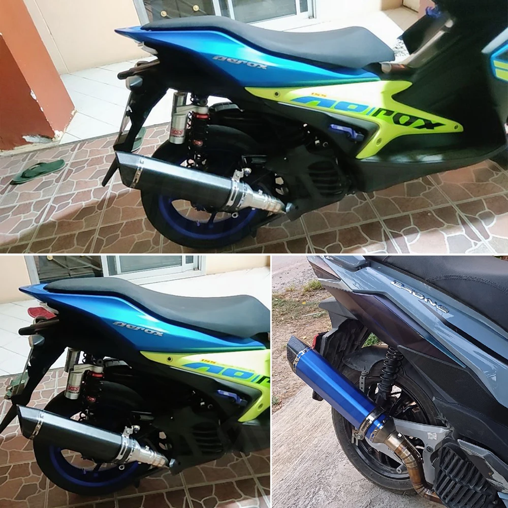 470 مللي متر دراجة نارية خمار ماسورة العادم الهروب موتو DB القاتل ل Z1000 R1 GSR750 MT09 R6 CBR600