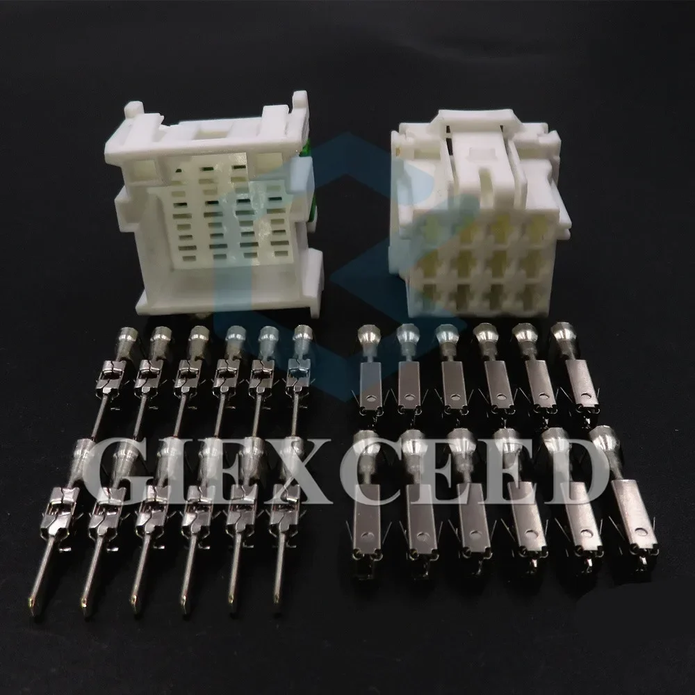 1 Set 12 Pin 2-967627-1 7-968972-1 Auto Parts Car Wire Connector 3.5 Series Auto AC Assembly Male Female Docking Unsealed Socket