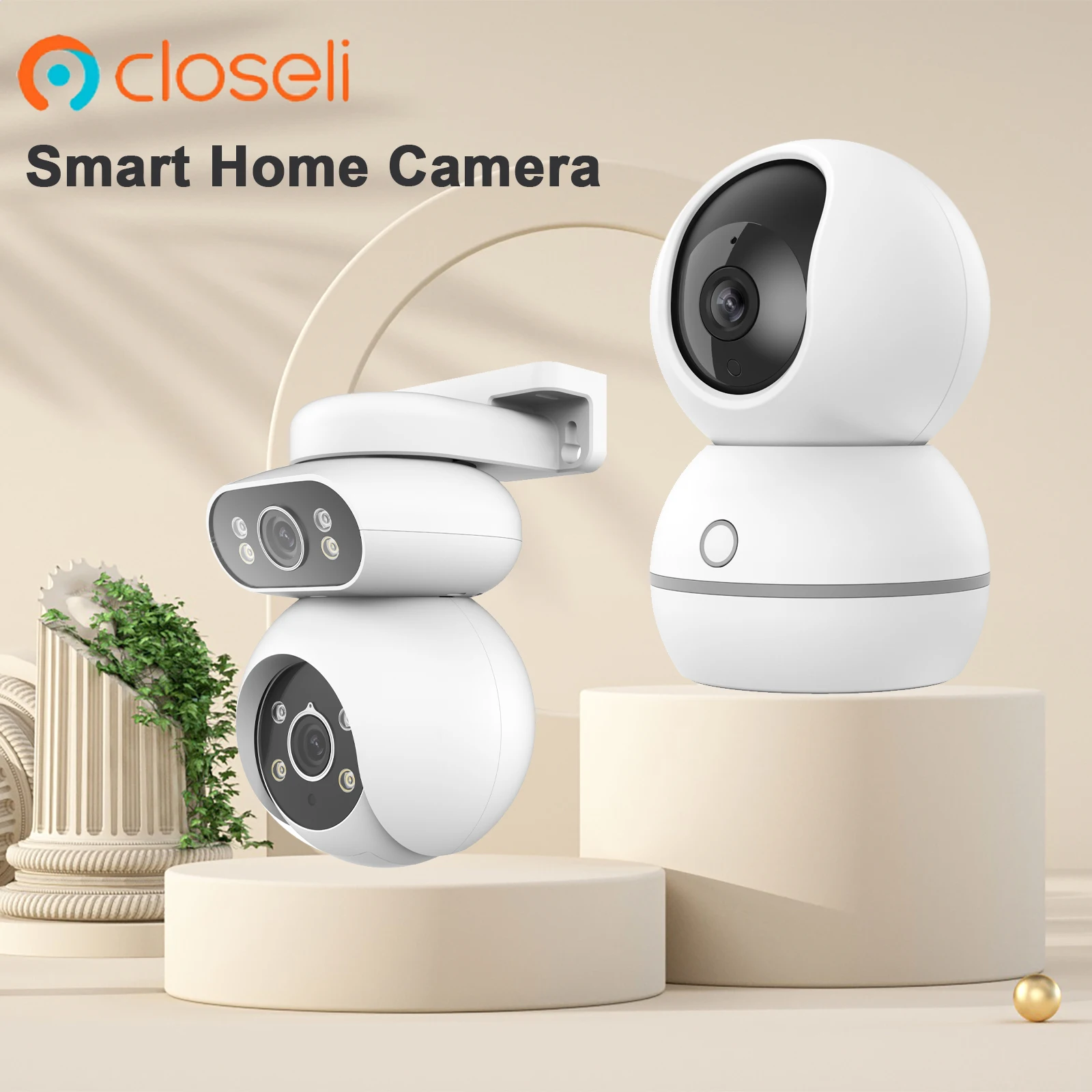 closeli-security-smart-home-indoor-outdoor-camera-set-cf200-10mp-dual-lens-5-5-cs201-5mp-wifi-smart-track-security-protection