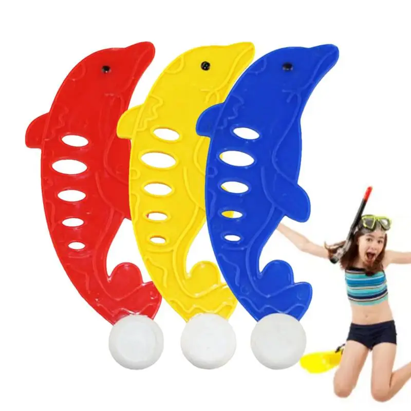 Dive Toys For Kids Pool Toy Carton Dolphin Dive Toys 3 Pcs Dolphin Swim Toys Diving Toys Set For Sinking Swimming Play Boys