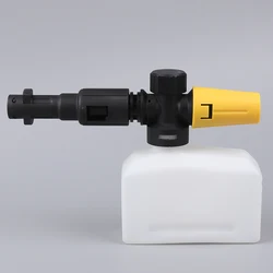 400ML Square Snow Foam Lance For High Pressure Car Clean Wash K1 K2 K3 K4 K5 K6 K7 Water Gun Nozzle Generator