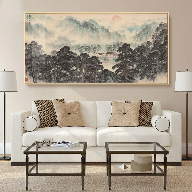 

Ancient Famous Chinese Wall Art Landscape Artwork Canvas Painting Poster Picture Print Office Living Room Home Décor