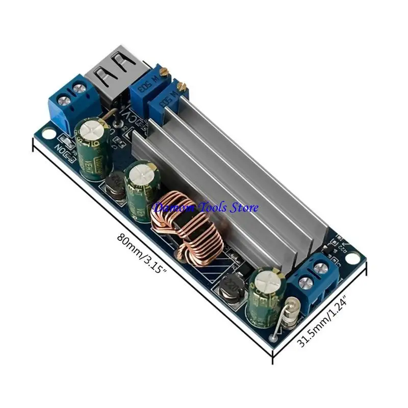 57BE STEP UP محولات 2-24V إلى 3-30V 4A-80W وحدة الطاقة القابلة للتعديل مع USB