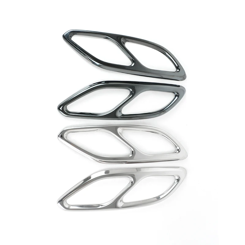 

Car Tail Throat Frame Decoration Sticker Trim Exhaust Pipe Decals For Mercedes Benz CLA C118 W118 2020-2022 Exterior Accessories