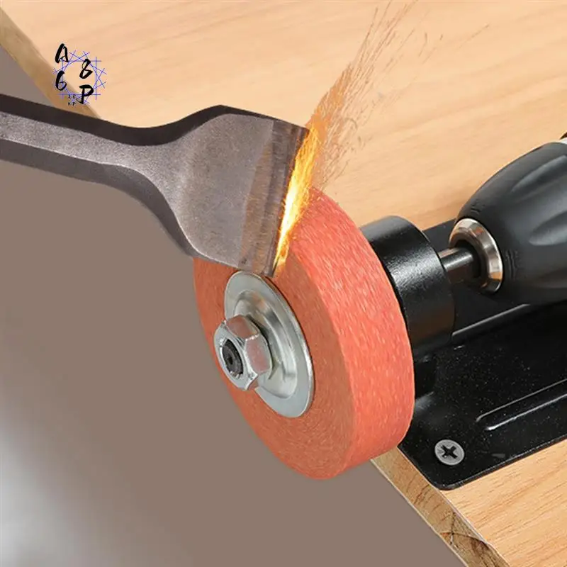 

A68P-Hand Electric Drill To Grinder Machine Sander Conversion Head Set Grindstone Polishing Grinding Wheel Knife Hrinder