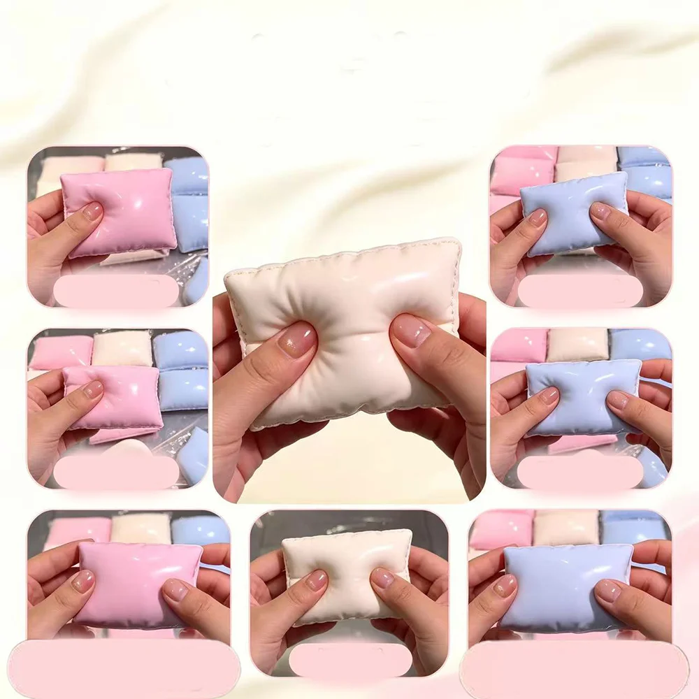 1pc Simulation Three Colors Pillow Soft Compression Relieve Daily Stress and Tension Slow Rebound Office Decorative Gift Toys.