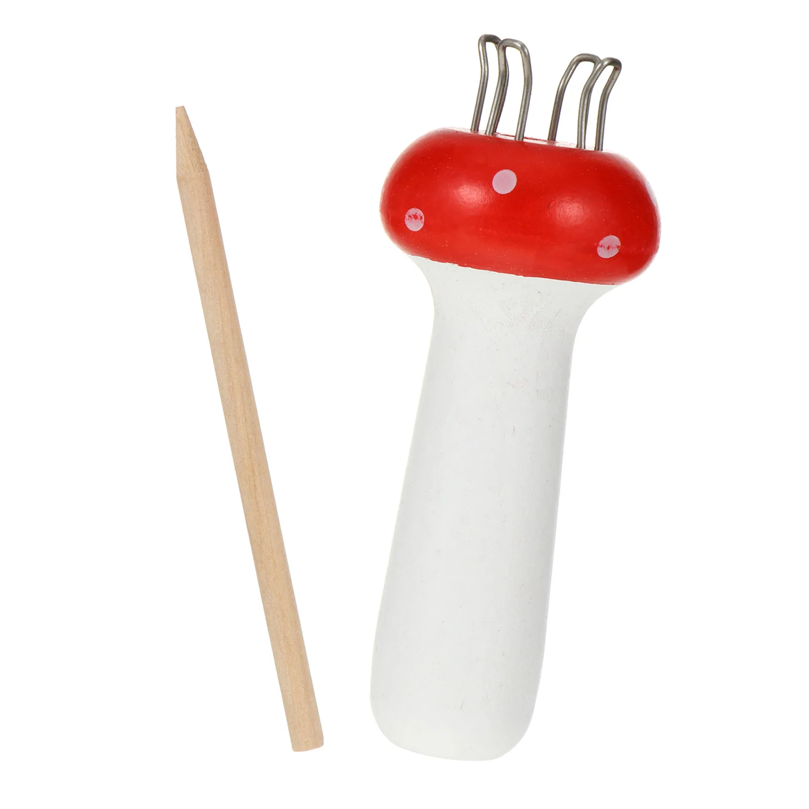 

Mushroom Shaped Knitting Machine Wooden Diy Craft Tool For Wool Cotton Yarn French Knitter Spools Braided Rope Maker Knit