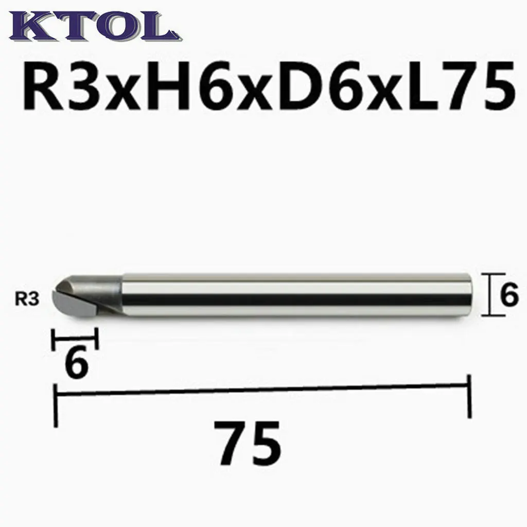R Arc สองขอบ PCD Diamond End Mill ชุด 2PC CNC Router Bits เครื่องตัดแกะสลักตัดเครื่องมือคาร์บอนไฟเบอร์แก้วอลูมิเนียม