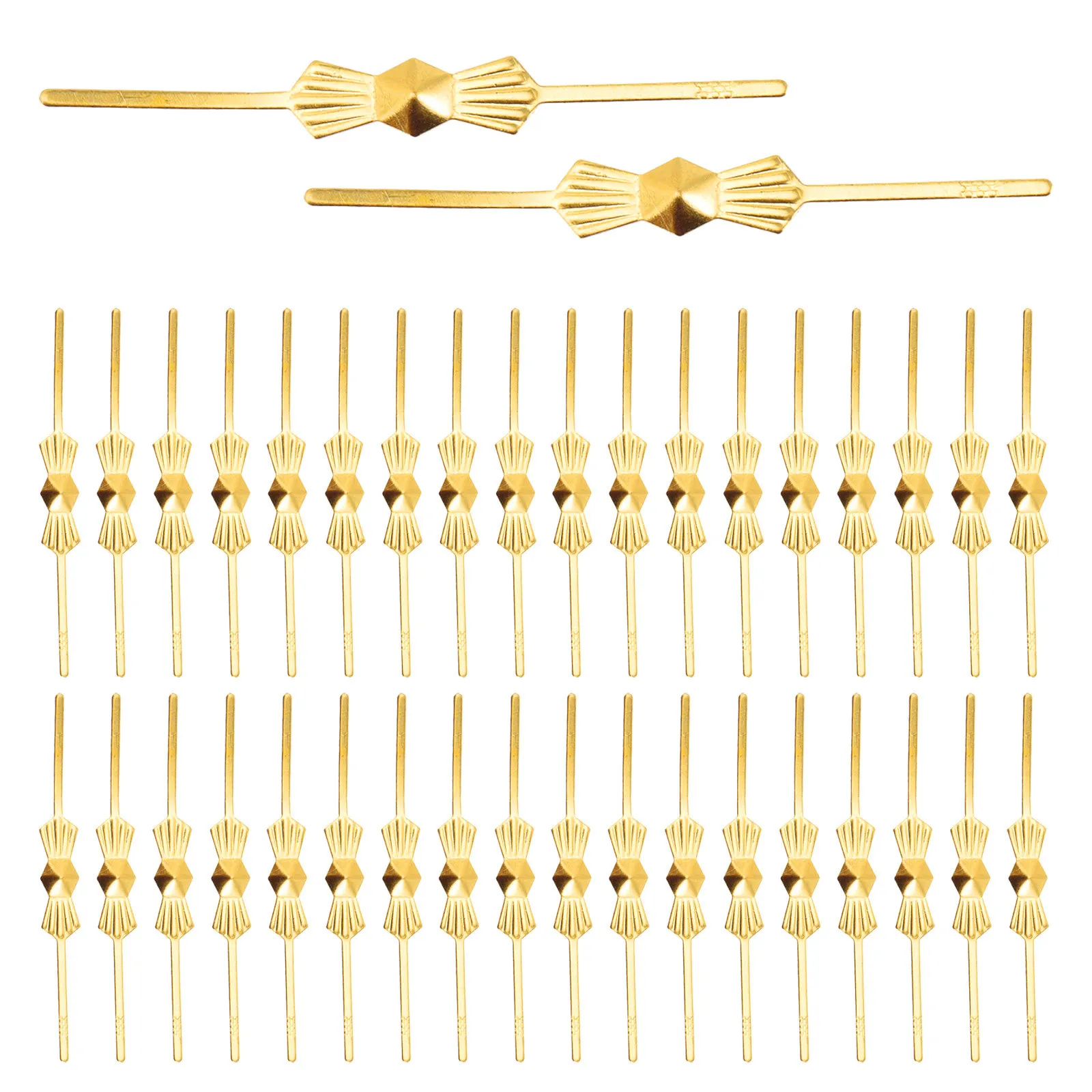 400Pcs Chandelier Crystal Connectors Silver Bow Tie Fastening Clips DIY Chandelier Connector Pins Replacement Crystal Lamp Parts