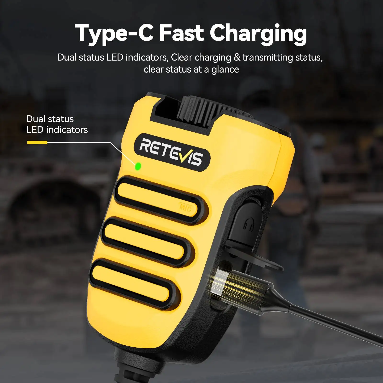 Retevis H012S Walkie-Talkie Mikrofon 1-Pin 2,5mm Walkie-Talkie Zubehör MIC Lautsprecher für Retevis RB648 RB648Plus RB648Pro – Detail 8