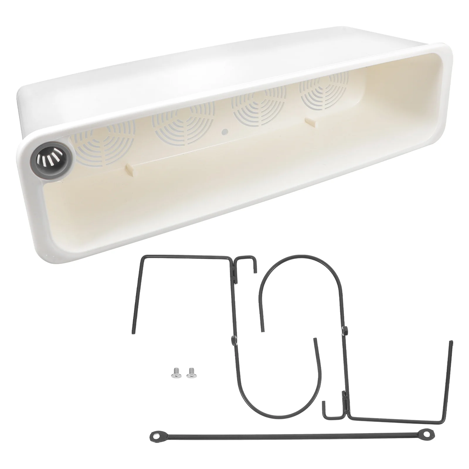 Balcony Vegetable Pot Rectangle Planter Boxes Outdoor Indoor Plastic Rectangular Flower Pot Garden Planters