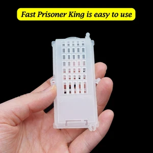 Bal Arısının Taşınması için Şeffaf Kafeslerde Kraliçe Arı Kafesleri, Kralın Kafesinde Arı Kovanı Böcek Yetiştirme Tutsağı, 10 adet 8 en çok satılan, arı kafesi-no. 8