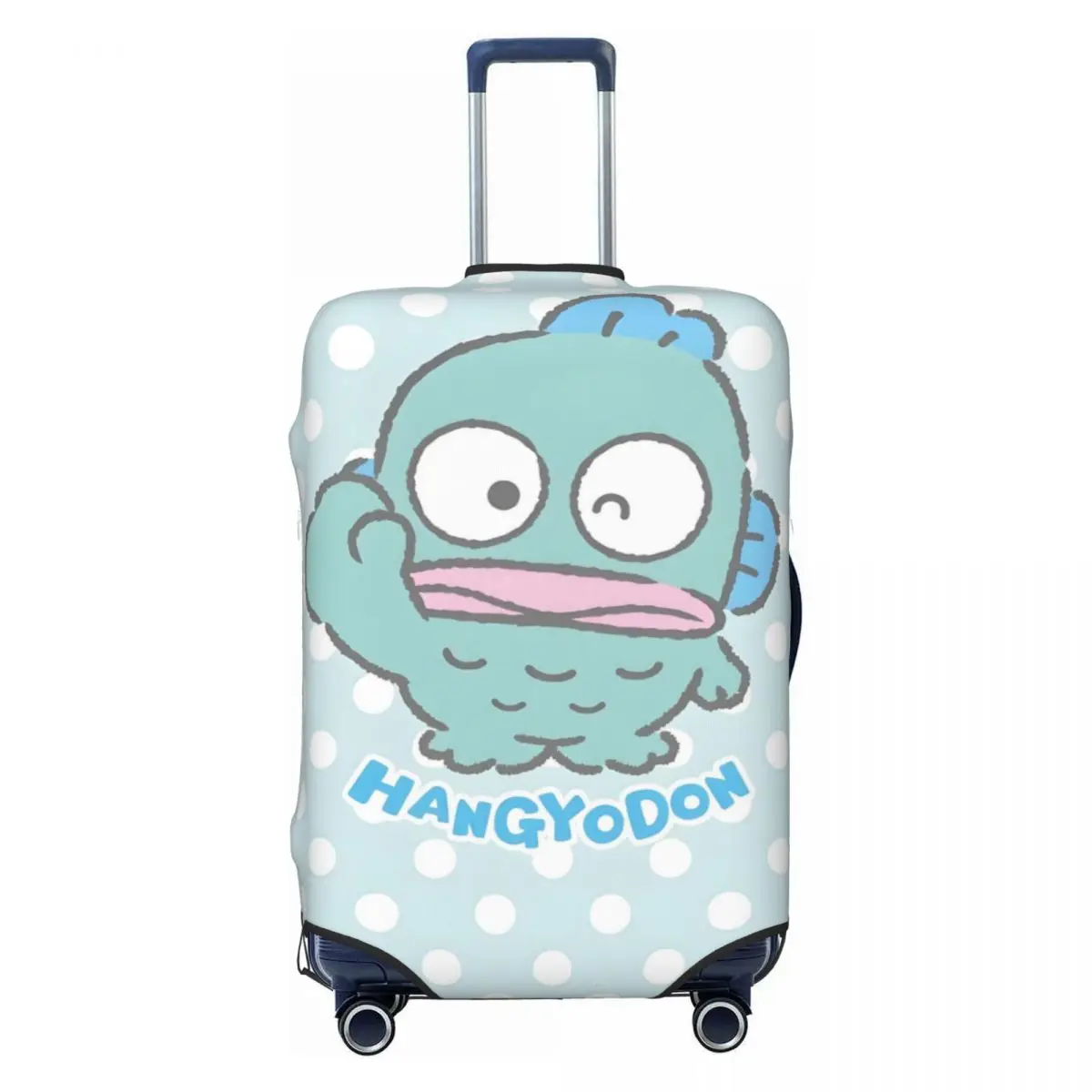 

Custom Hangyodon Suitcase Cover Washable Classical Printing Animal Travel Luggage Covers for 18-32 inch