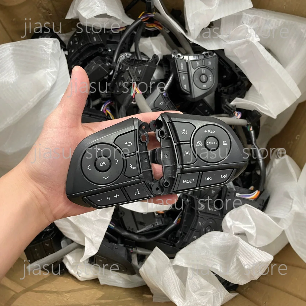 Suitable for Corolla Leiling RAV4 aggressive version multi-function steering wheel button modification fixed speed cruise switch