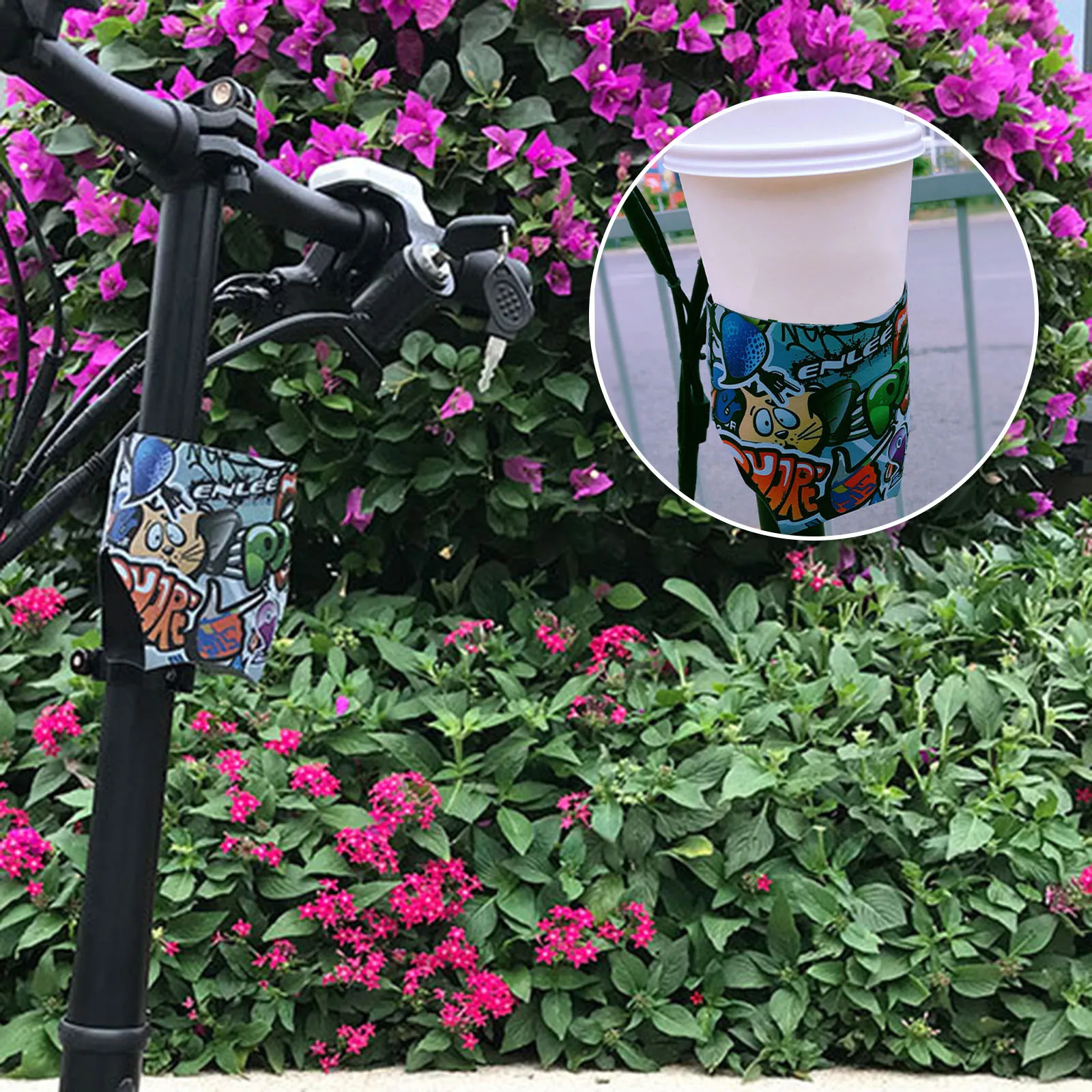 

Bike Bicycle Water Bottle Holder Stand Water Bicycle Riding Bottle Bracket Creative E-scooter Electric Scooter