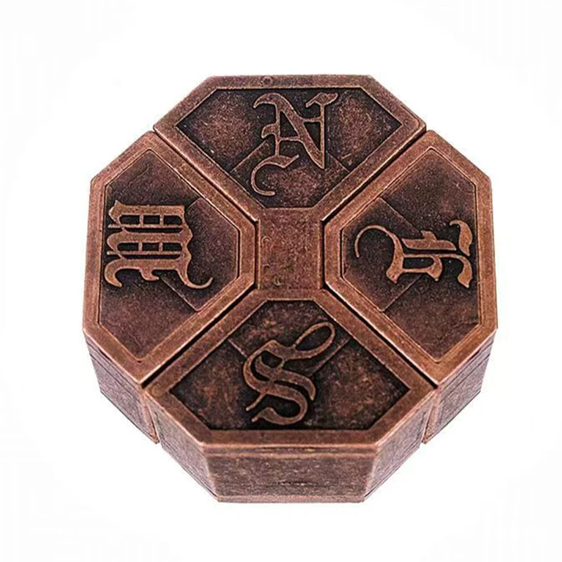 

Головоломка Bagua Lock Disentanglement Логические Металлические Развивающие Игрушки Для Детей Подростков IQ Test Mind Сложные Игры