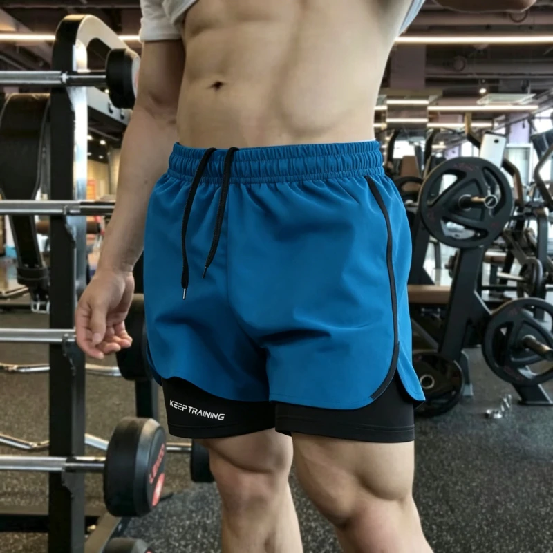 

Men's Gym Shorts Summer Quick Dry Breathable Sportswear Jogging Short Pants Training Shorts Men Clothing Fitness Running Bottoms
