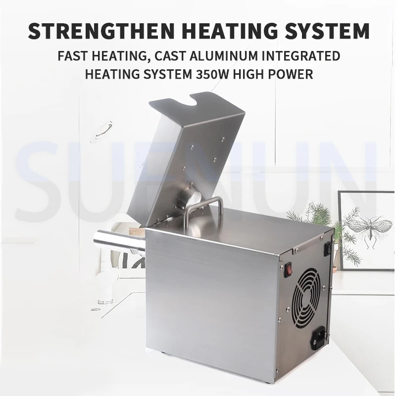 ماكينة ضغط الزيت الكهربائية المصنوعة من الفولاذ المقاوم للصدأ ماكينة تفريغ الزيت الساخن والبارد التجارية الأوتوماتيكية بالكامل