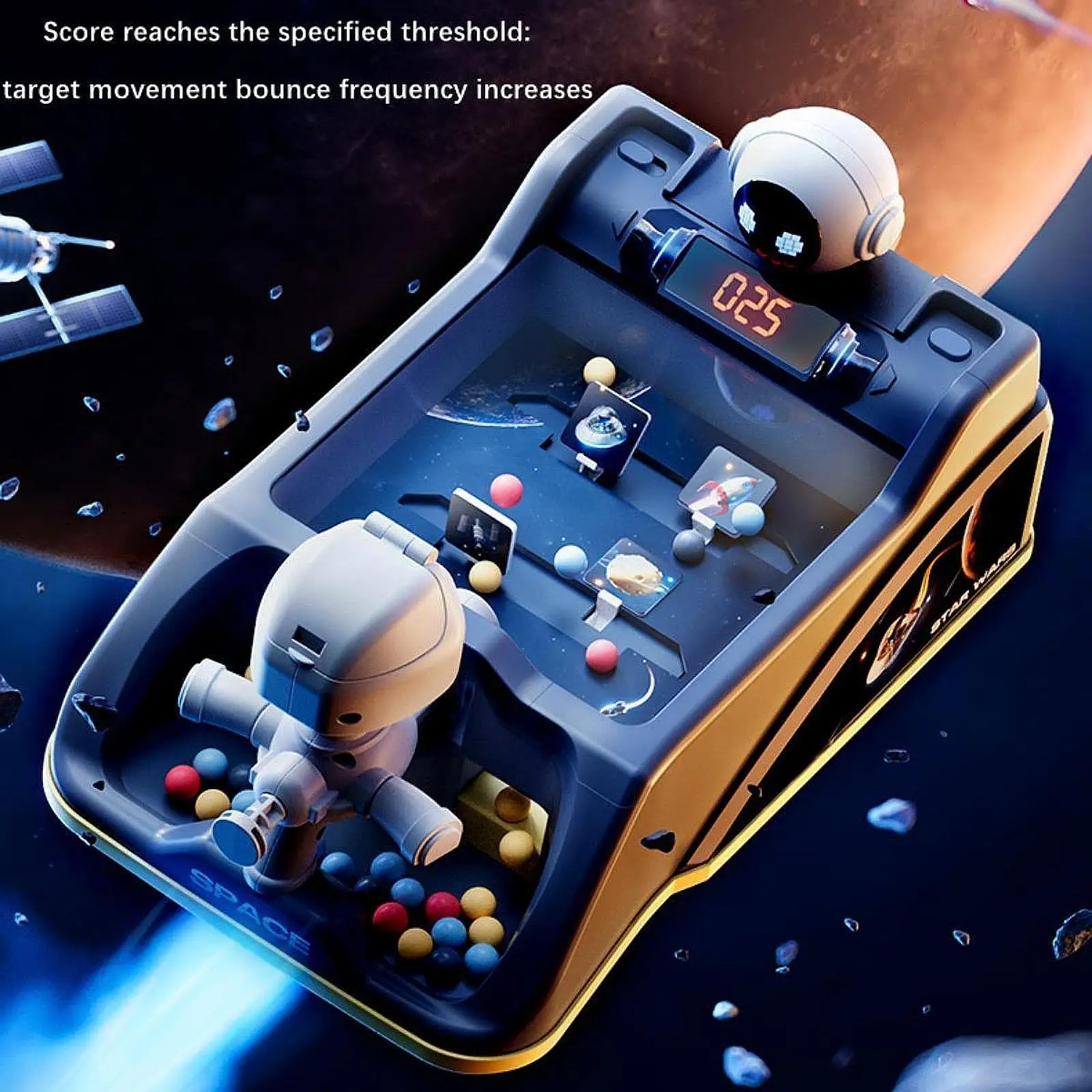 Juego de Pinball para niños, juego de mesa multifunción, regalos de cumpleaños, juego interactivo portátil, rompecabezas educativo, desafío para niños