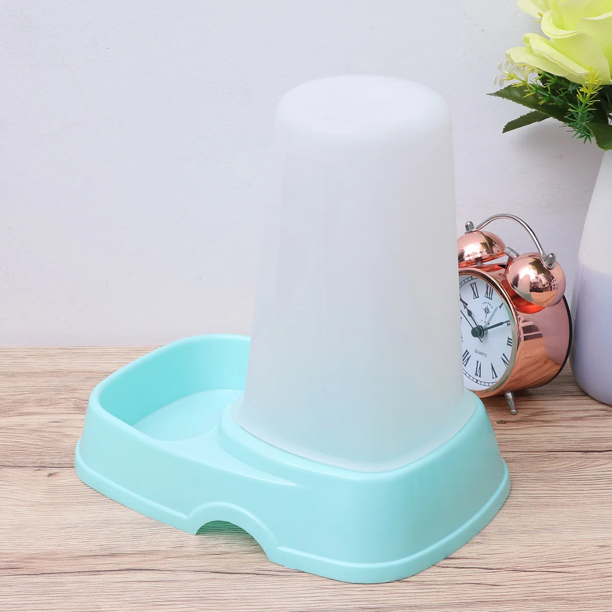 

Automatic Pet Feeder Dry Food Dispenser for Cats Dogs Easy Removable Bottle Safe Premium Plastic Fewer Refills Busy