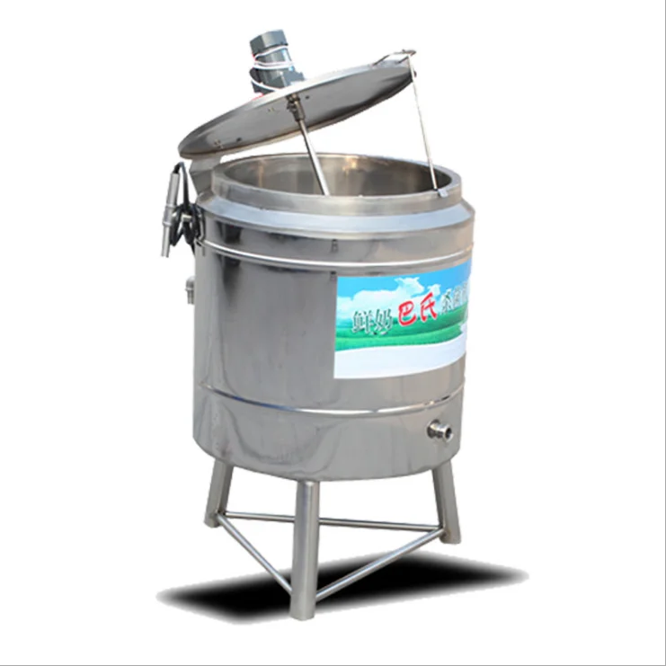 Pasteurizador Comercial Modelo 100 L, Esterilizador Inteligente de Leche Fresca, Equipo para Ensaladas de Frutas y Ranchos, Bomba para Jugo y Huevos para Granja