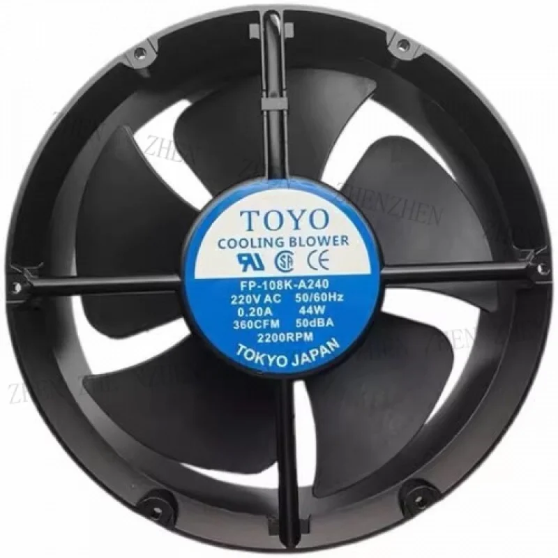 

Y ДЛЯ TOYO FP-108K-A240 20060 220 В 44 Вт 2200 об/мин осевой вентилятор охлаждения