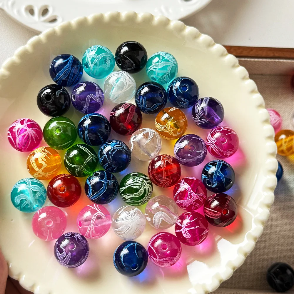 

Cordial Design 220Pcs 16*16MM Hand Made/DIY Fancy Beads/Print Effect/Jewelry Findings & Components/Round Shape/Acrylic #19138