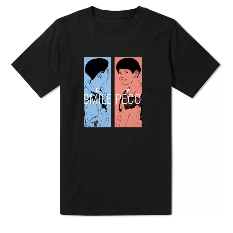 Pingpong Hoshino Yu A Flat Month This Sincere Smile Smith Animation Surrounding Short-sleeved Cotton T-shirt