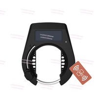 Personal Bluetooth smart horseshoe lock, bicycle lock, bicycle lock, metal shell, solar USB charging bicycle lock