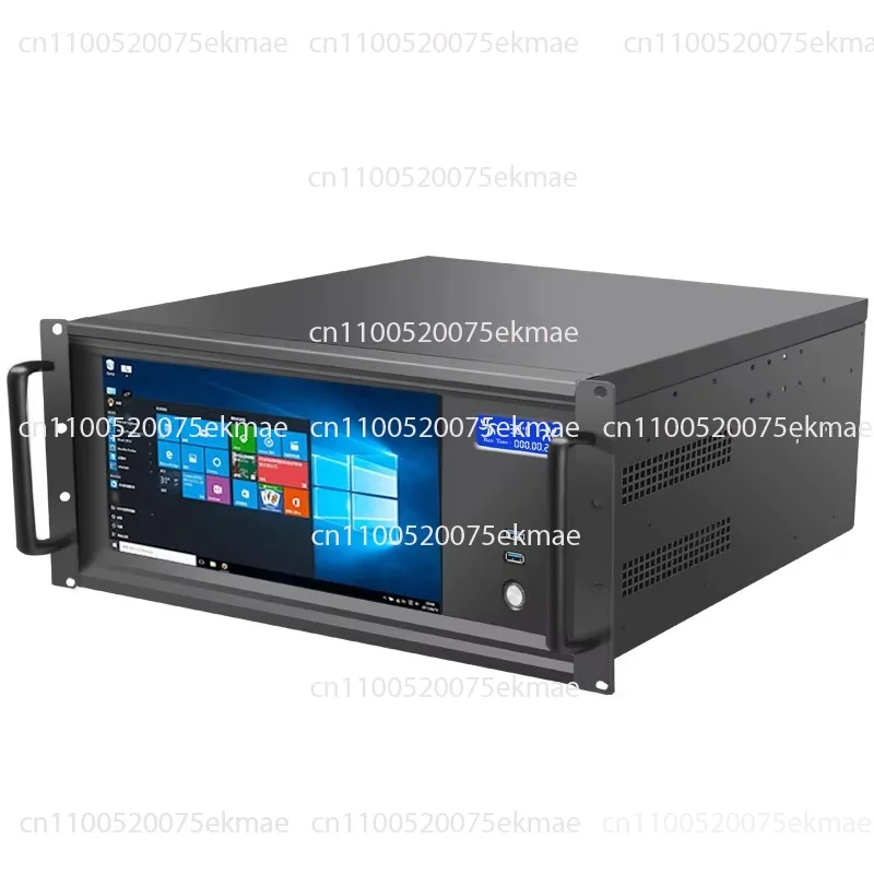 OEM 5U 19-inch Industrial Server Case with 13.3-inch LCD Touch Screen ATX Computer Server Case