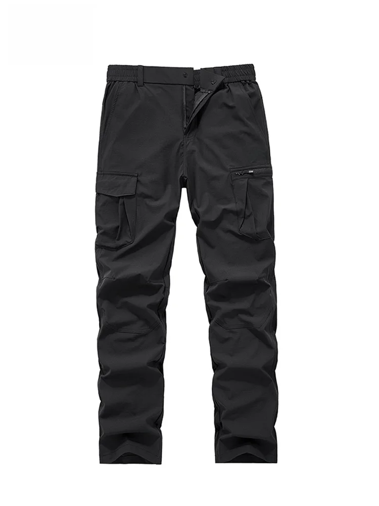 

Outdoor Tactical Casual Pants Men's Large Size Workwear Cargo Pants Summer New Straight Leg Long Pants Fast Dry Nylon