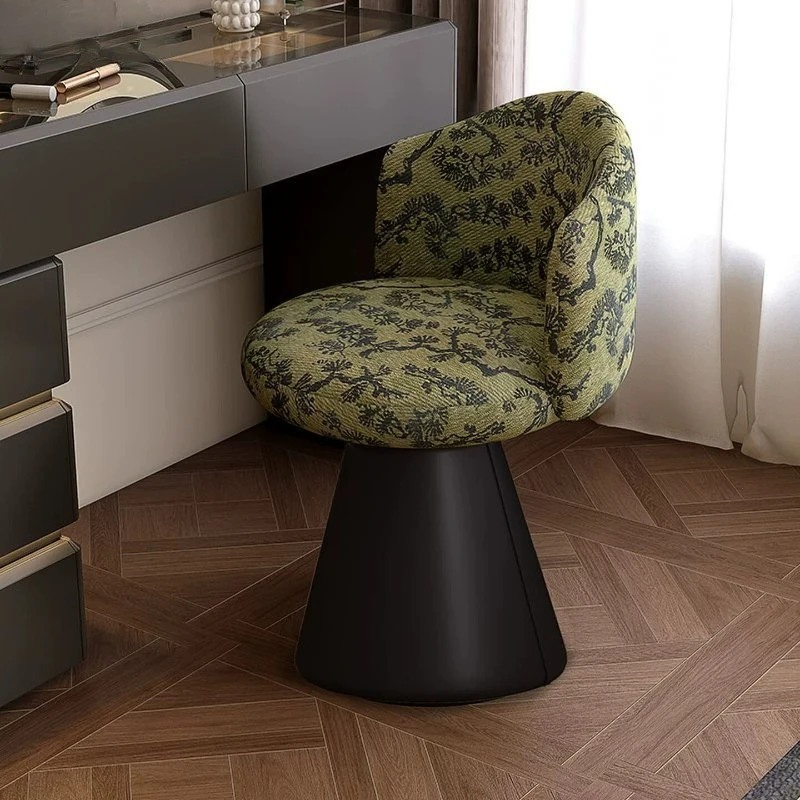 Rotatable Makeup Vanity Stools Midcentury Bedroom Stuff Weird Mini Vanity Chair Luxury Modern Chaise De Coiffeuse Home Furniture