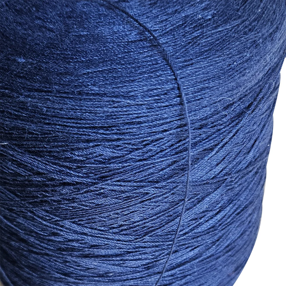 Blue big cone 100% Linen threads weight 1kg/cone twine cords for sewing Knitting embroidery crochet handmade  DIY