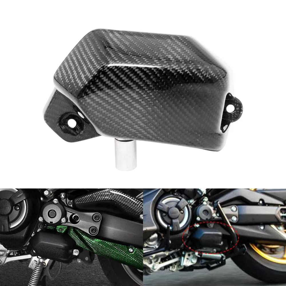 For YAMAHA T-MAX 560 530  2017 2018 2019 2020 1PCS Frame Middle Column Guard Carbon Fiber Kit Motorcycle Accessories