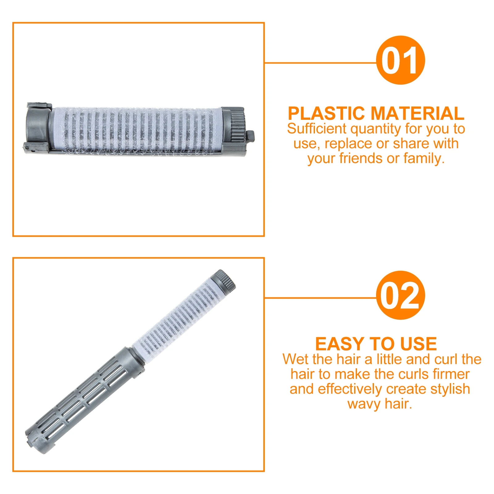 

20pcs Self Grip Curlers Professional Diy Styling Tools For Salon Home Use Fit All Types Hair Roller Curler Self Holding Hair