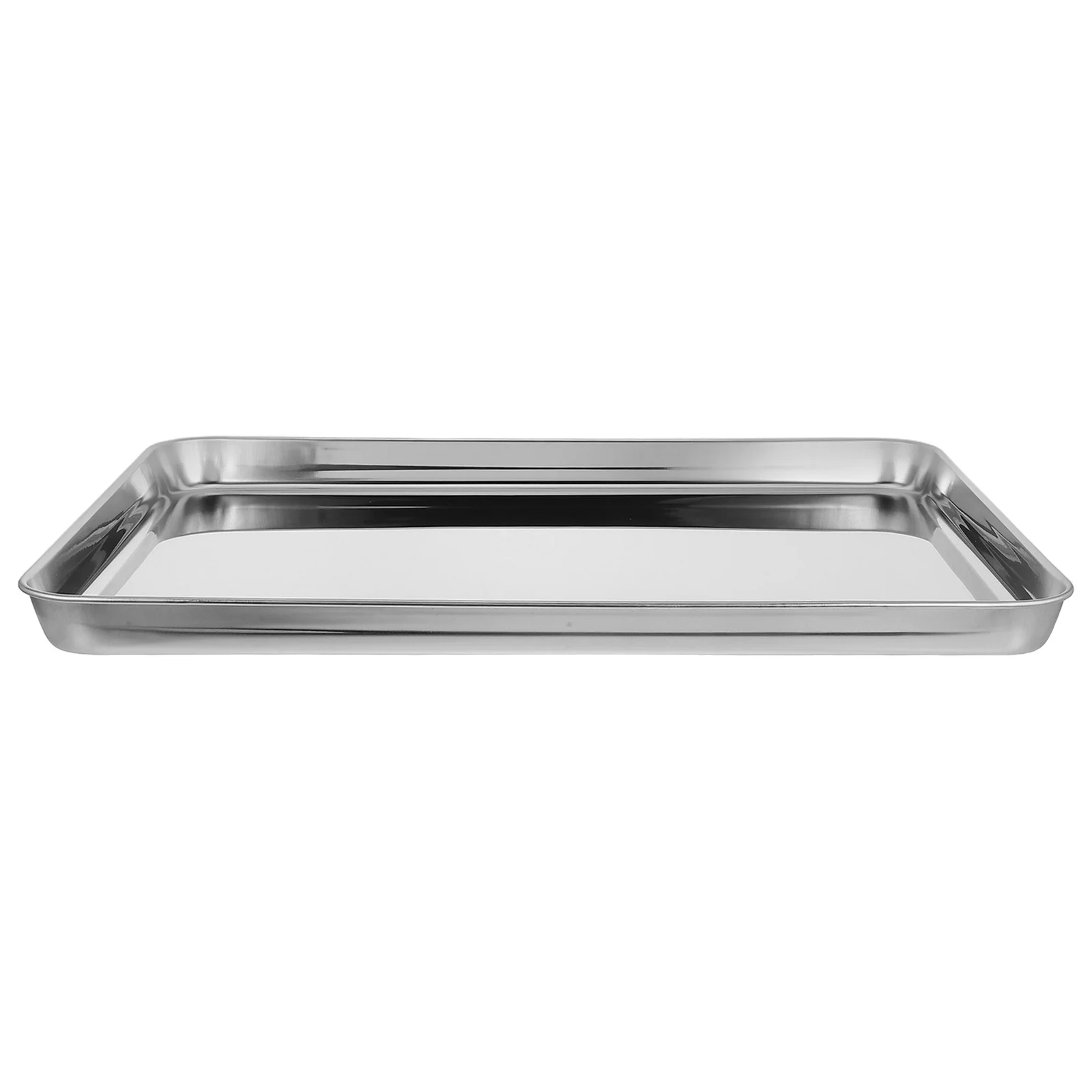 

Rectangular Cool Tray Smooth Edges Serving Dishes Parties Number Unique Design Stainless Steel Plate