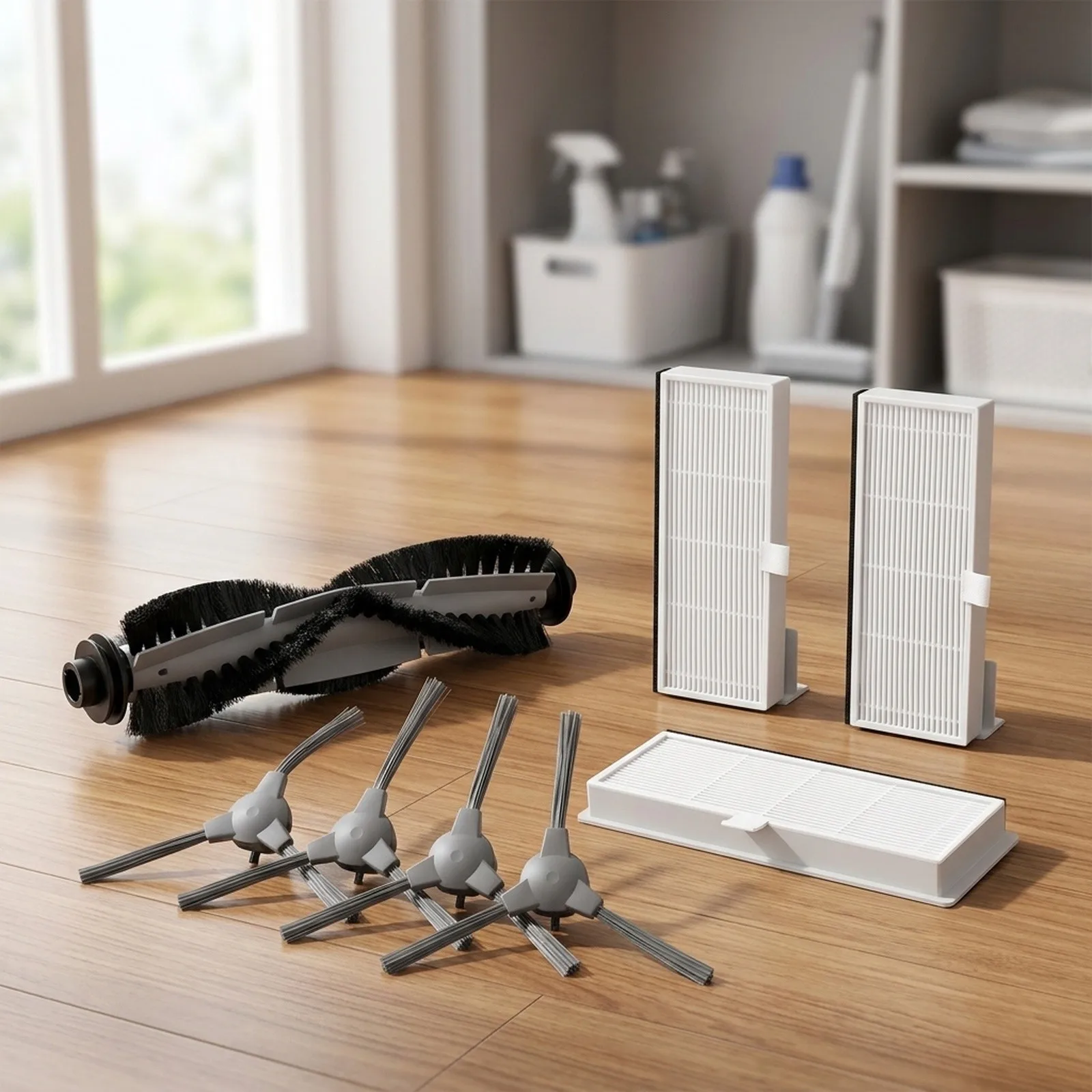 Easy Installation Main Side Brush Filter Optimal Functioning Perfect Fit Robust Design Easy Install Cleaning Filter