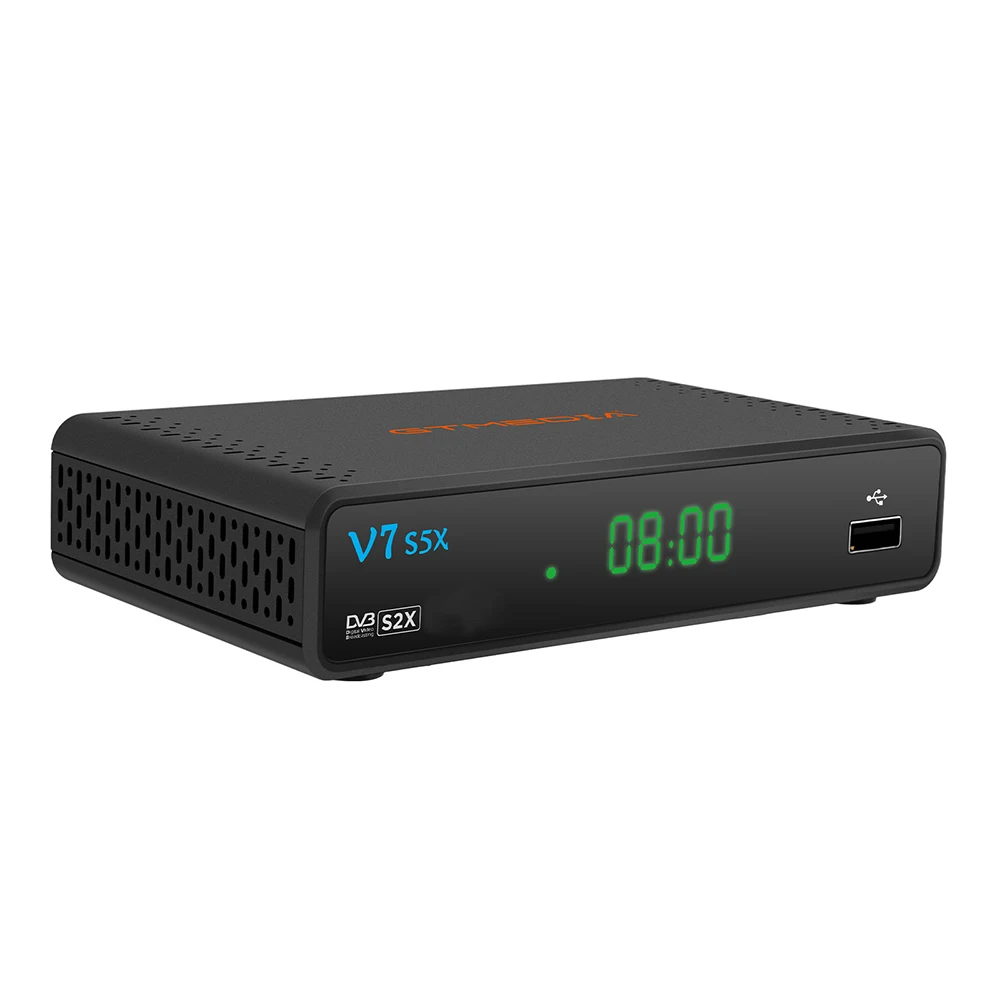 New V7 HD S5X S2X DVB-S S2S2X VCM ACM multi-stream T2MI V7S HD GTMEDIA V7 S5X HD Satellite Receiver SET TOP BOX