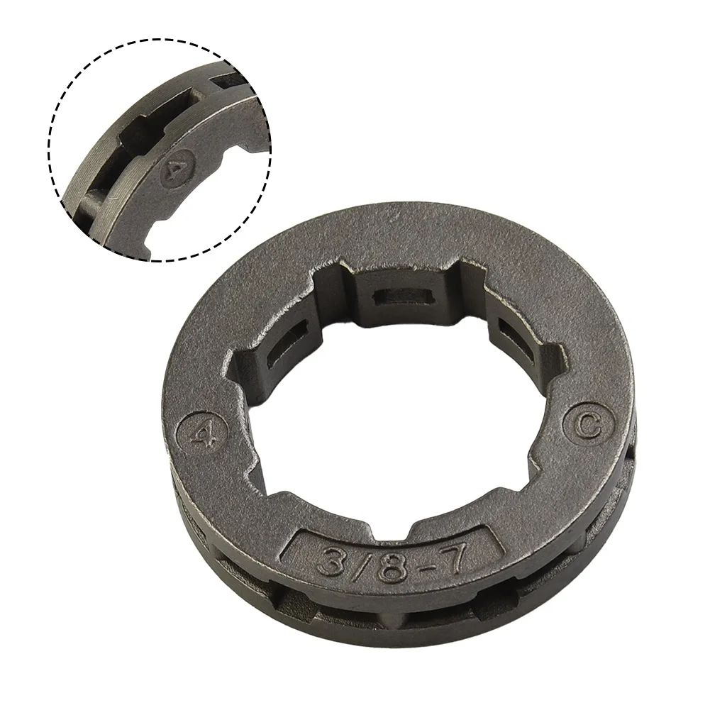 3 8 Pitch 7 Tooth Rim Sprocket Accessories 3 8 Pitch 7 Tooth Garden Tools Metal Rim Sprocket Garden Machinery Accessory