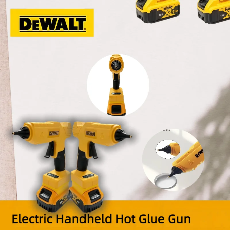 

DEWALT Cordless Electric Handheld Hot Glue Gun Repair DIY Tool Hot Melt Welding Hot Air Gun Anti-scald Nozzle