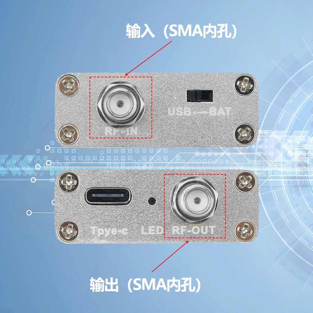 Low noise amplifier, low noise amplification of RF signals, stable performance