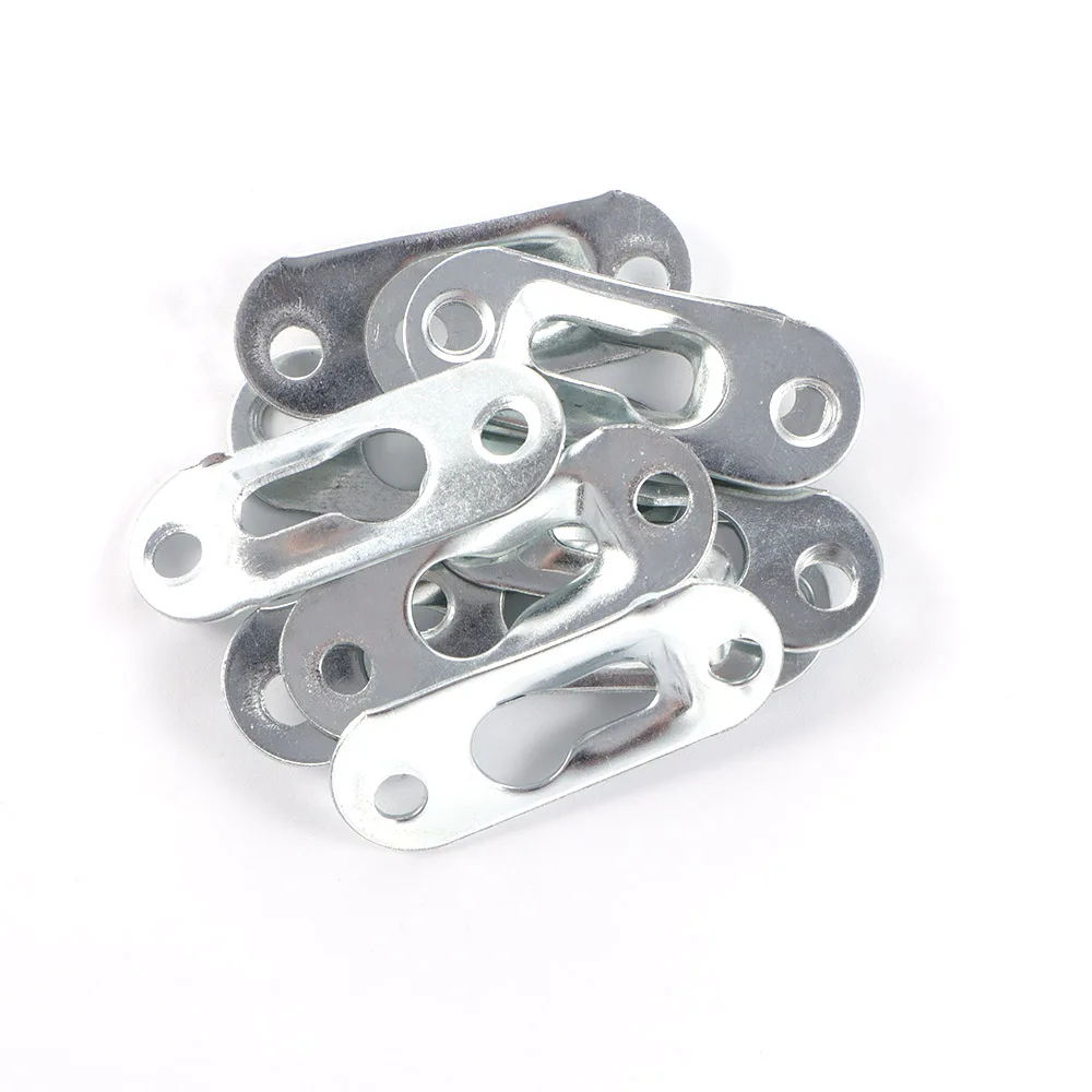 10/30/50/100Pcs 44mmX16mm Cabinet Furnniture Painting Shelfs Fixing Home Decor Frame Hook Fasteners Picture Hanger