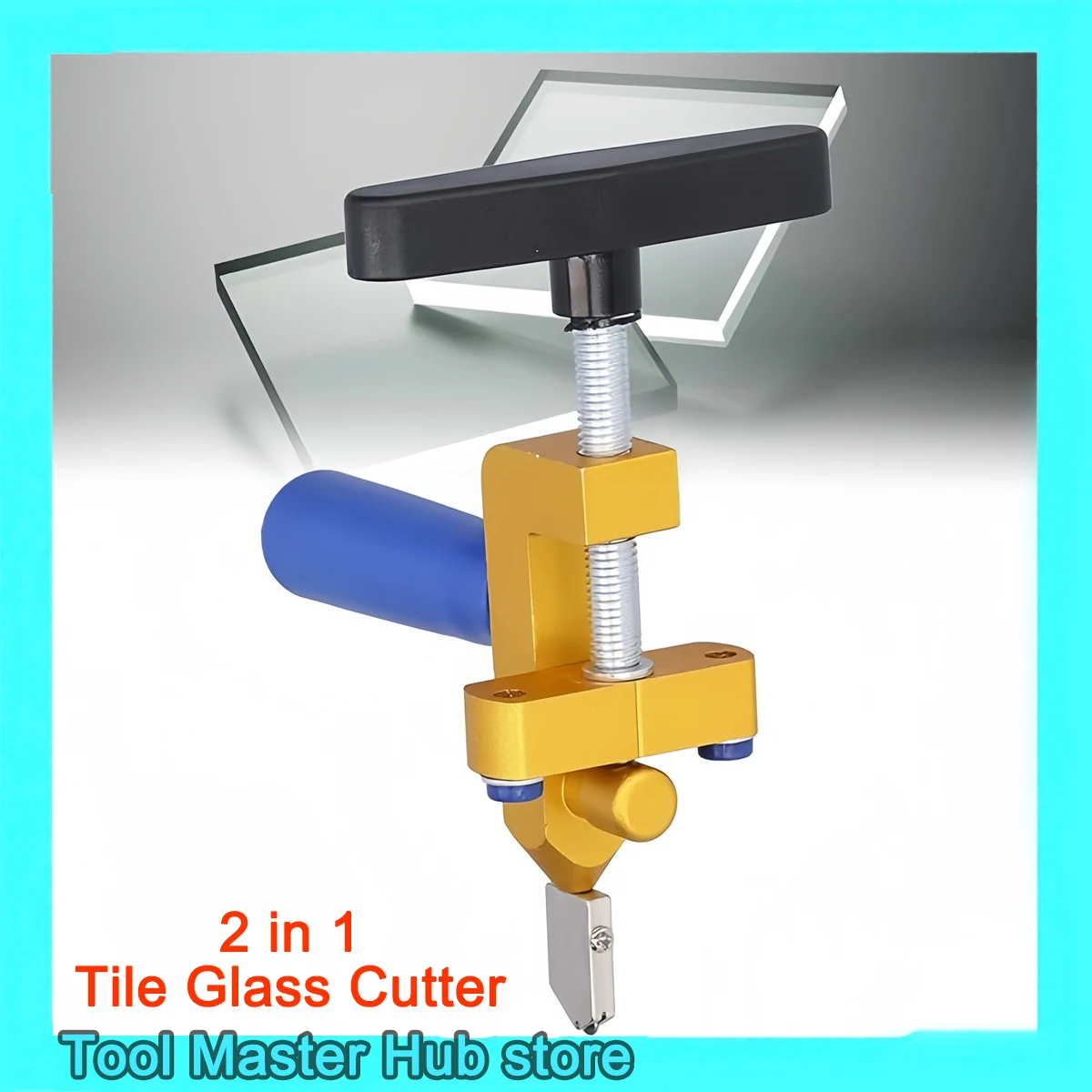 

Профессиональный ручной плиткорез 2-в-1 с алмазным лезвием и нескользящей рукояткой для керамической, фарфоровой и стеклянной плитки