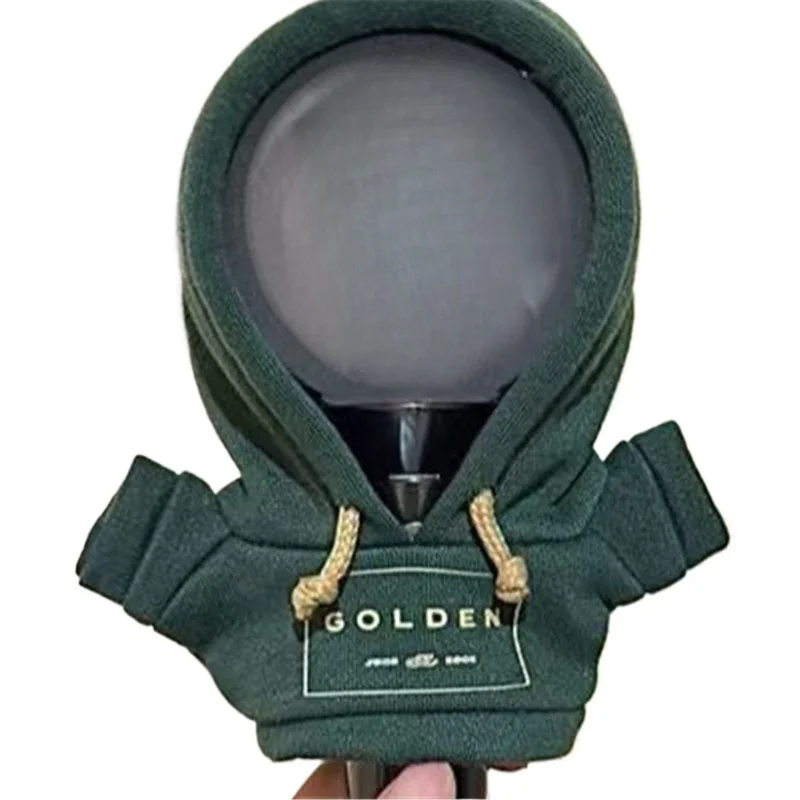 New Kpop Korean Boys Golden JK Green Plush Light Cover Protection Small Figure Cloth Display Lovely Design