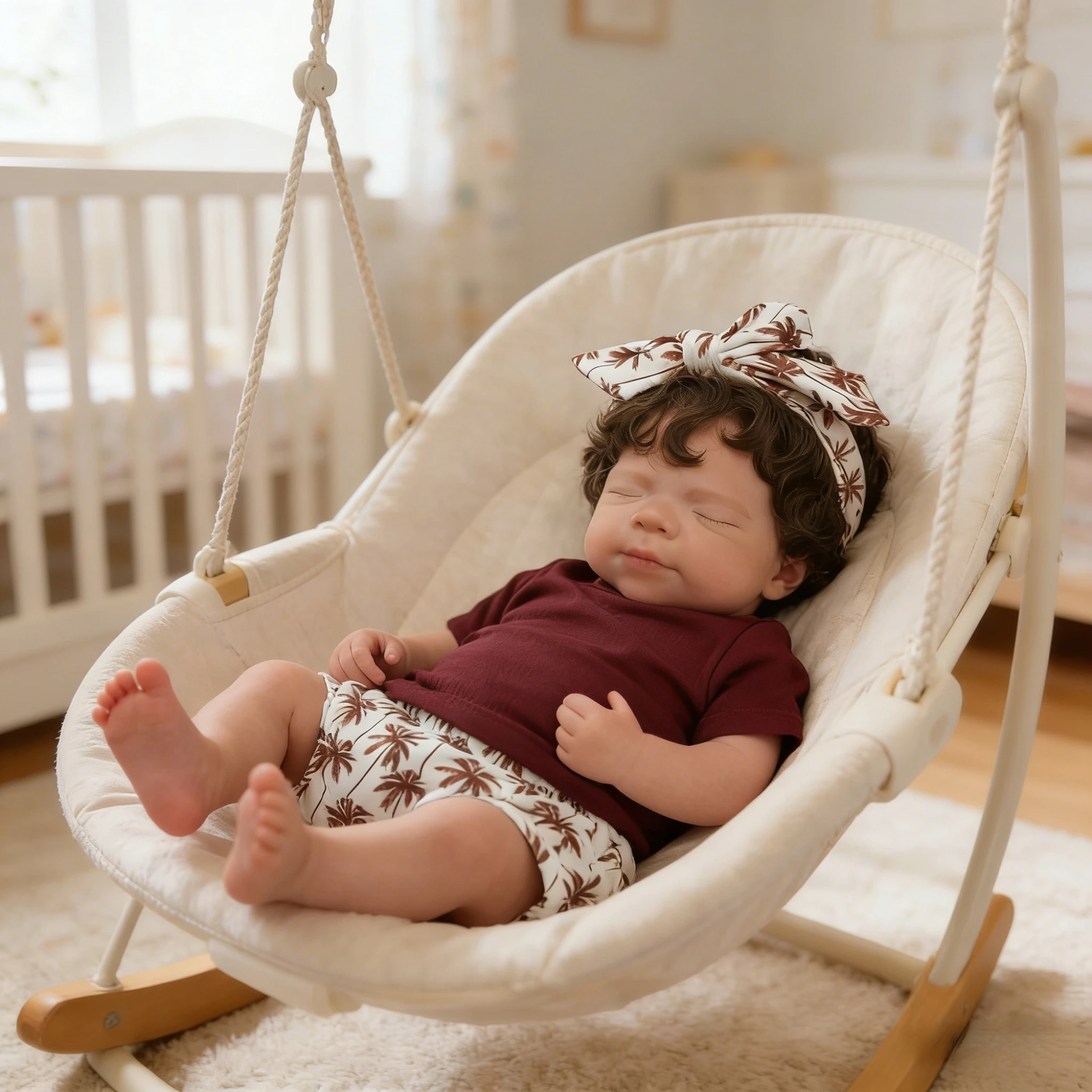 

18-дюймовая полностью силиконовая кукла-реборн с открытым ртом, ручной работы, реалистичная, как новорожденный, Паскаль, с вьющимися волосами, для подарка на день рождения/праздник