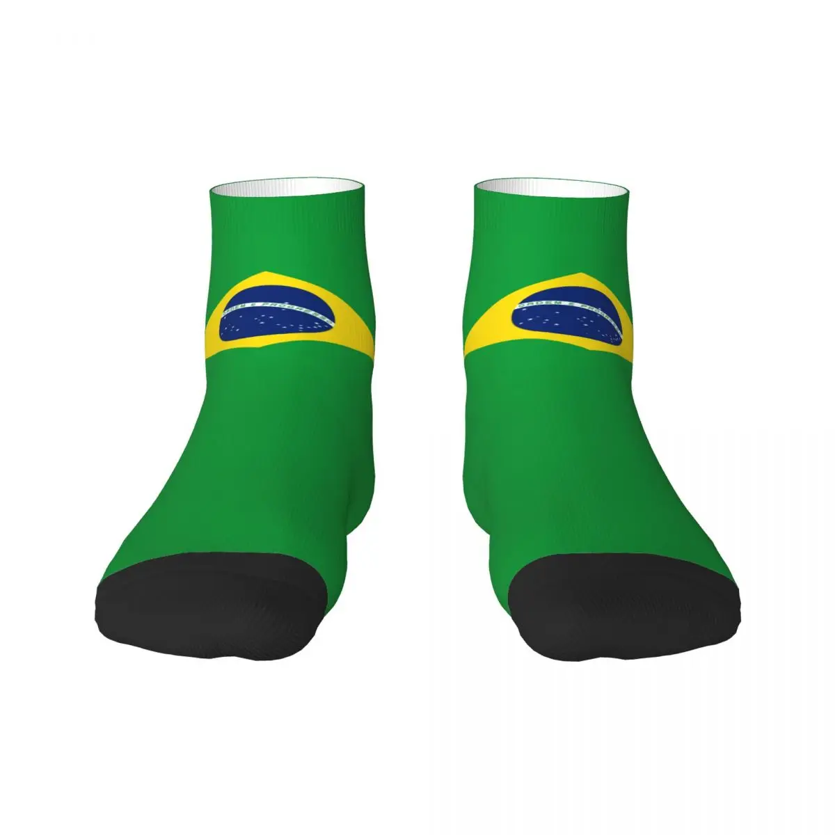 

Cute Brazil Flag Socks Men Women Warm 3D Printing Football Sports Socks