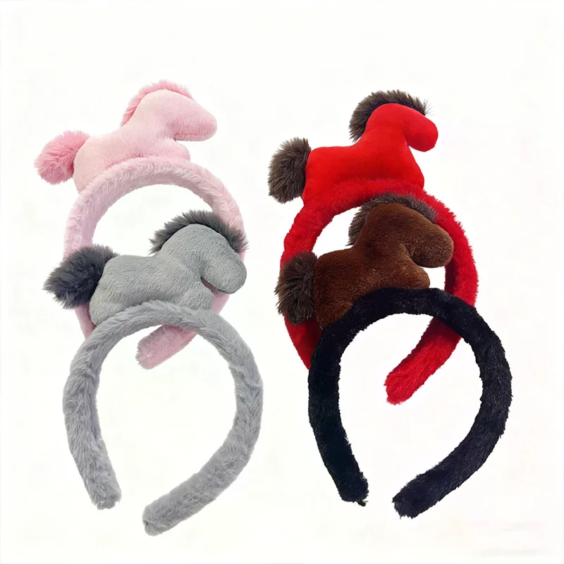 Plush Headband Cute Pony Year Of Horse Hair Accessories Face Wash Makeup Photo Props Kids 2026