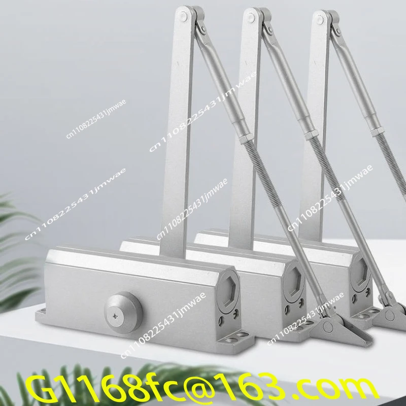 Non-punching glass door closer High interval door closer Office shop automatic locator Hydraulic buffer