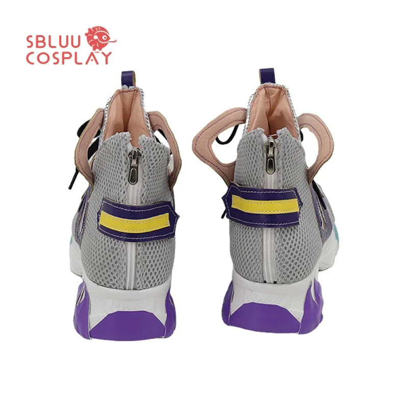SBluuCosplay Gioco Strinova Nobunaga Scarpe Cosplay Stivali su misura