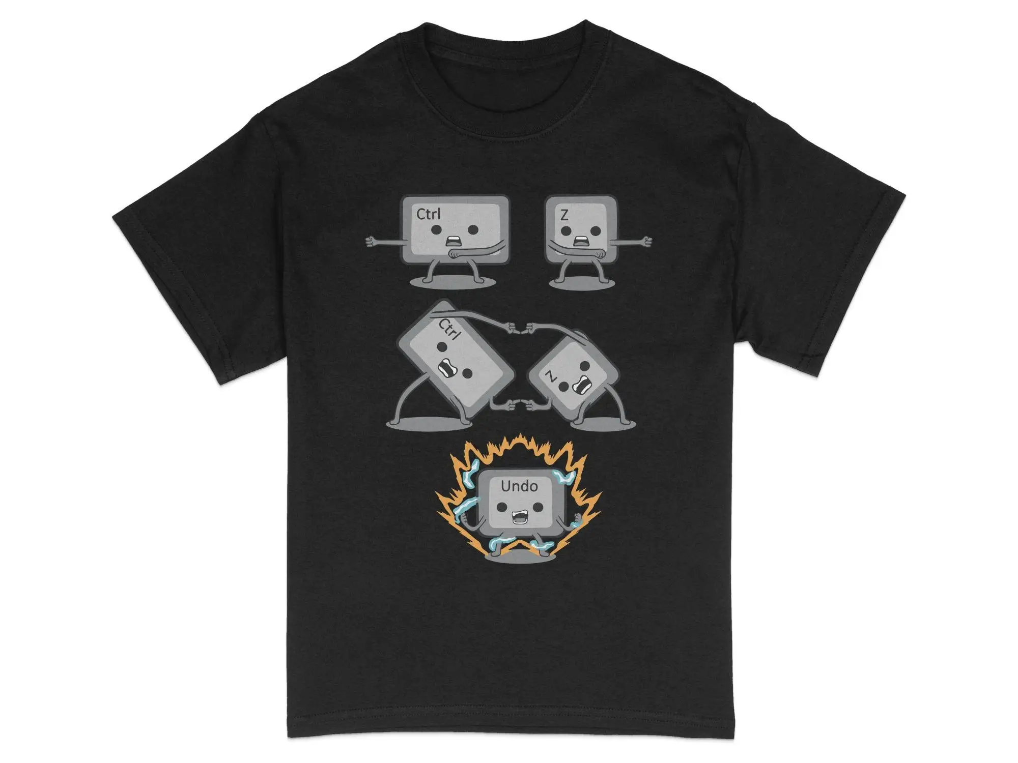 

funny Unisex T-Shirt100% Polyester, Black background, completely empty space., Breathable Top Short Sleeve Shirt Round Neckline